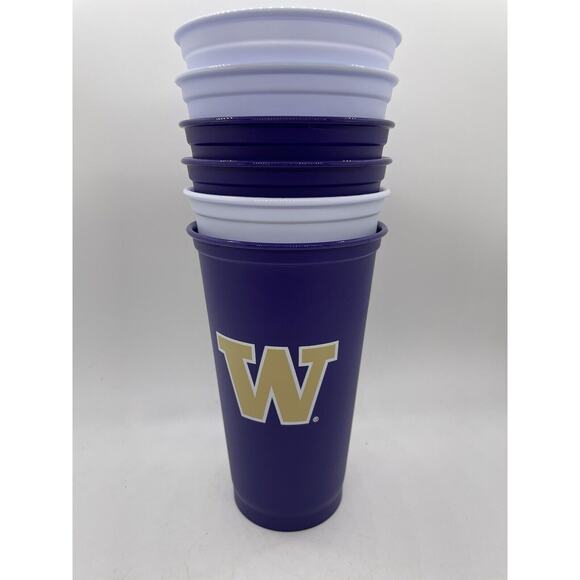 Starbucks UW 16 oz Cold Cup Tumblers Replacements (6) No Straws Or Lids - Picture 5 of 12